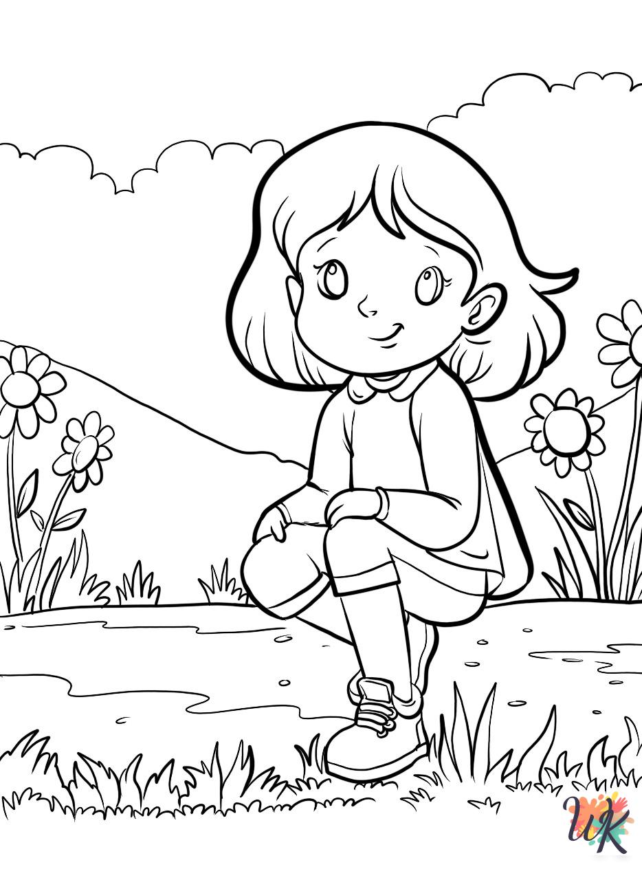 hard April coloring pages