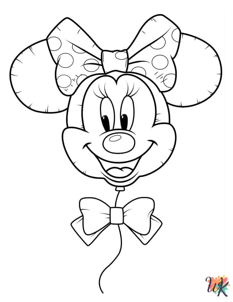 Balloon coloring pages easy 2