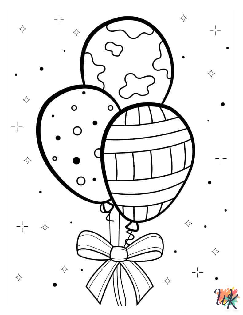 Balloon Coloring Pages 18