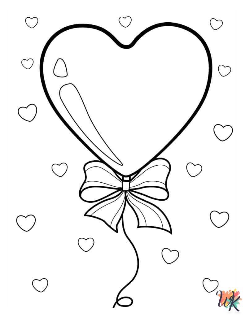 Balloon printable coloring pages