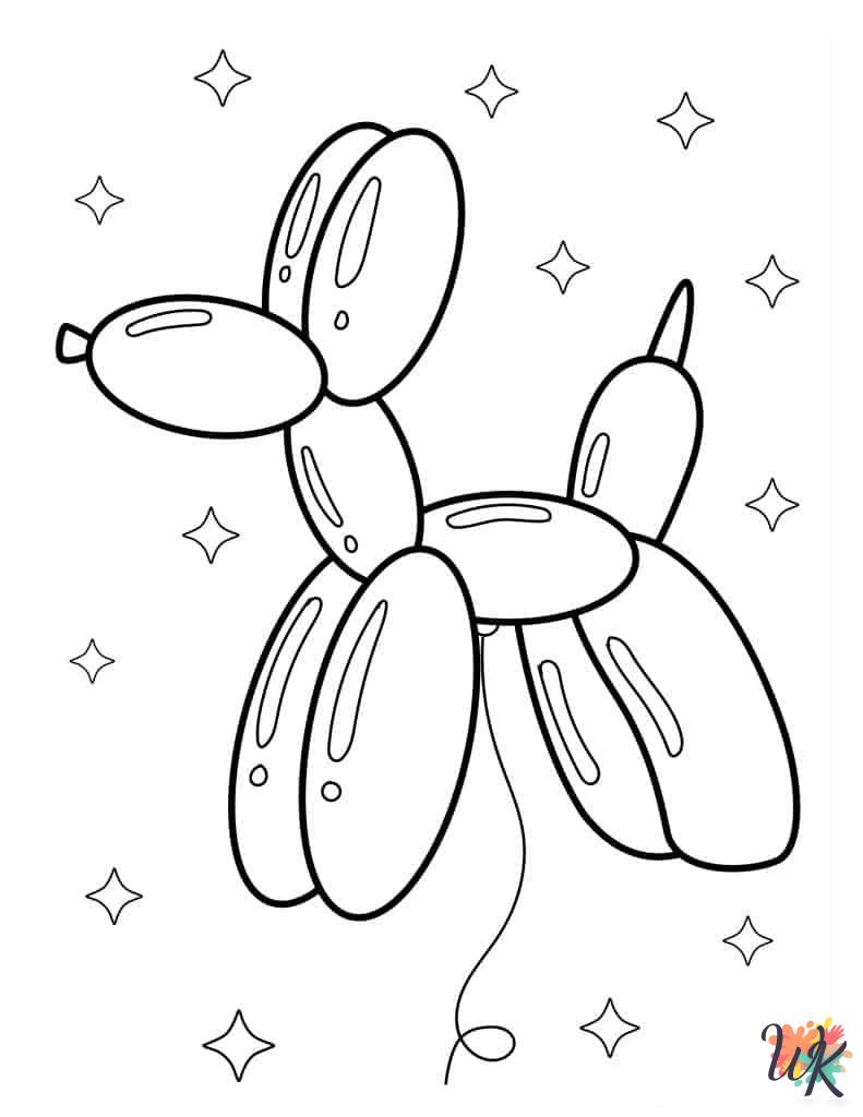 printable coloring pages Balloon