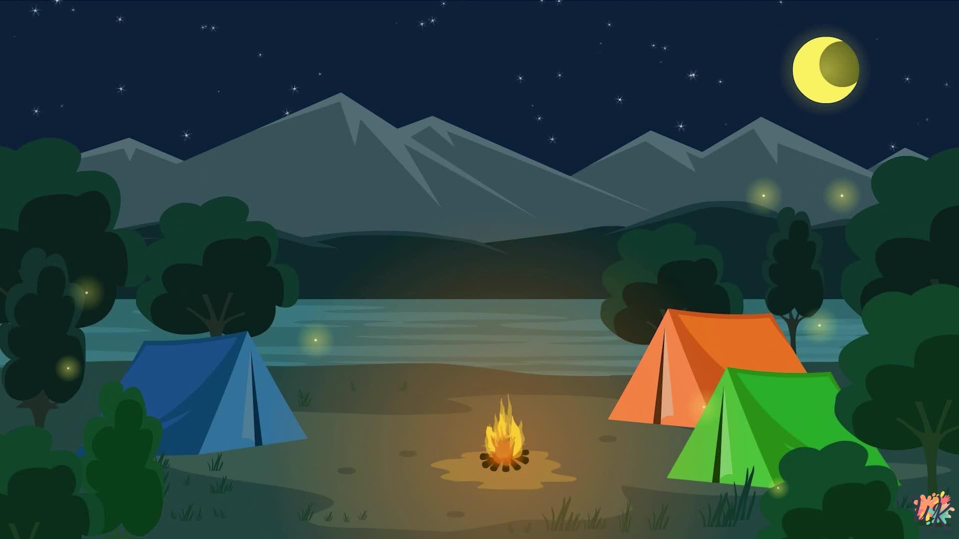 Camping Coloring Pages 1 Camping Coloring Pages