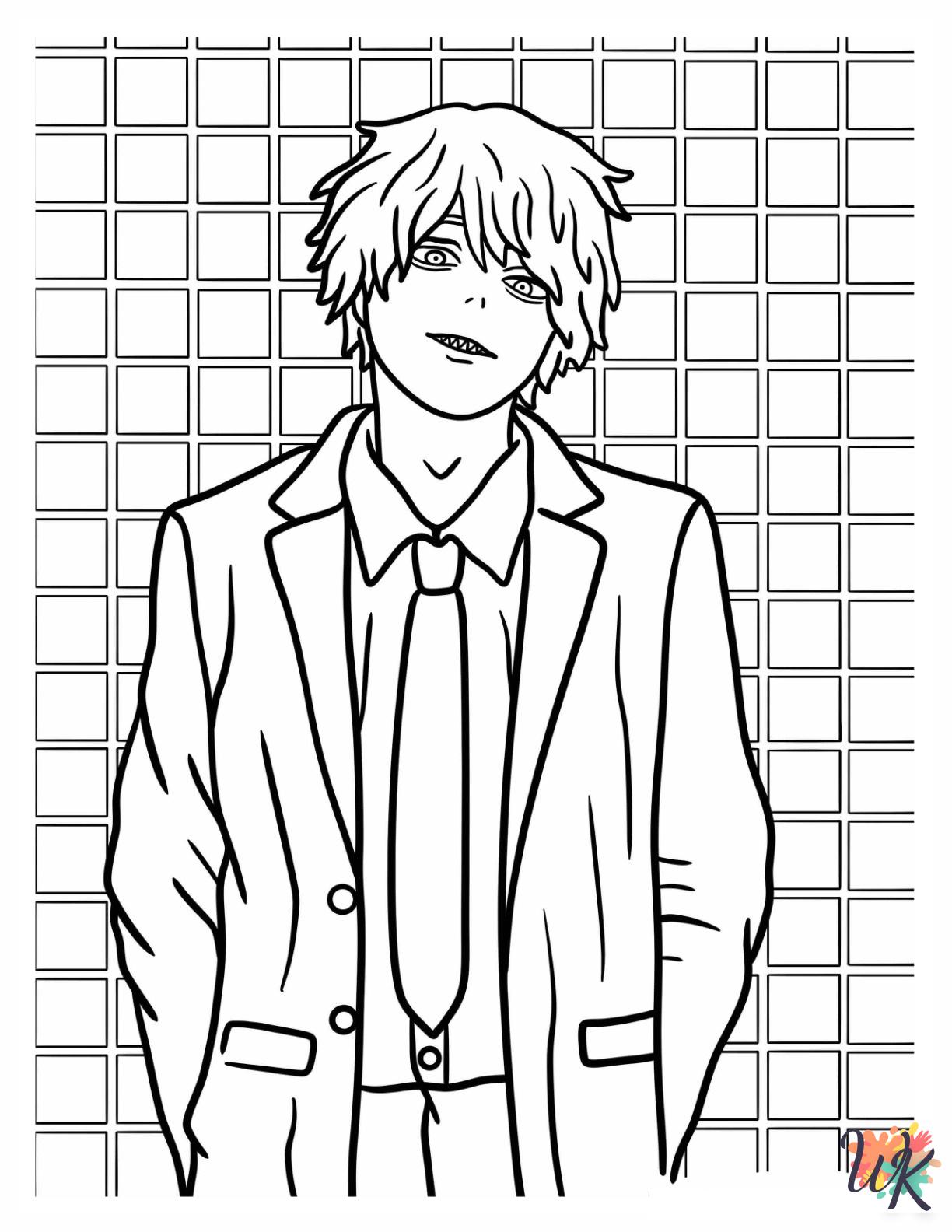 Chainsaw Man Coloring Pages 17