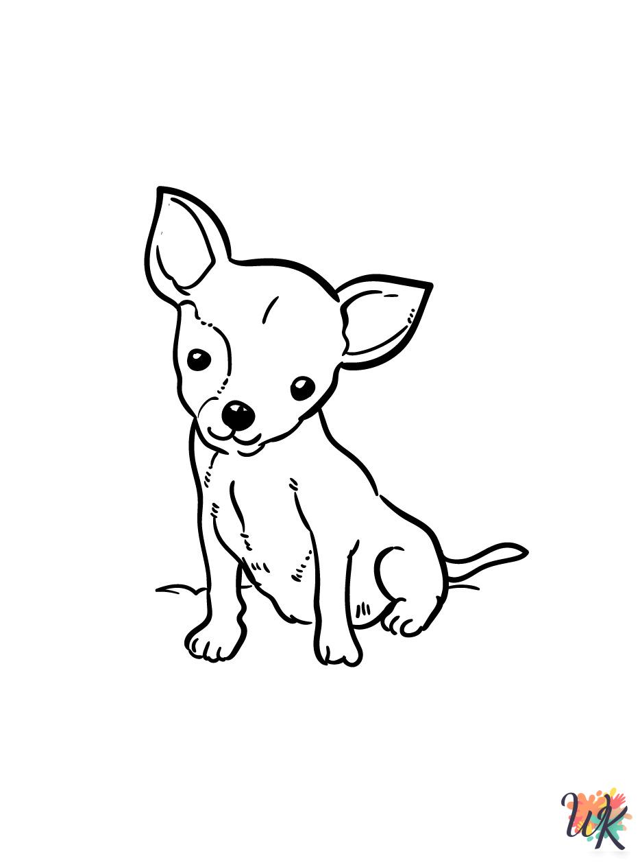 Chihuahua coloring pages printable