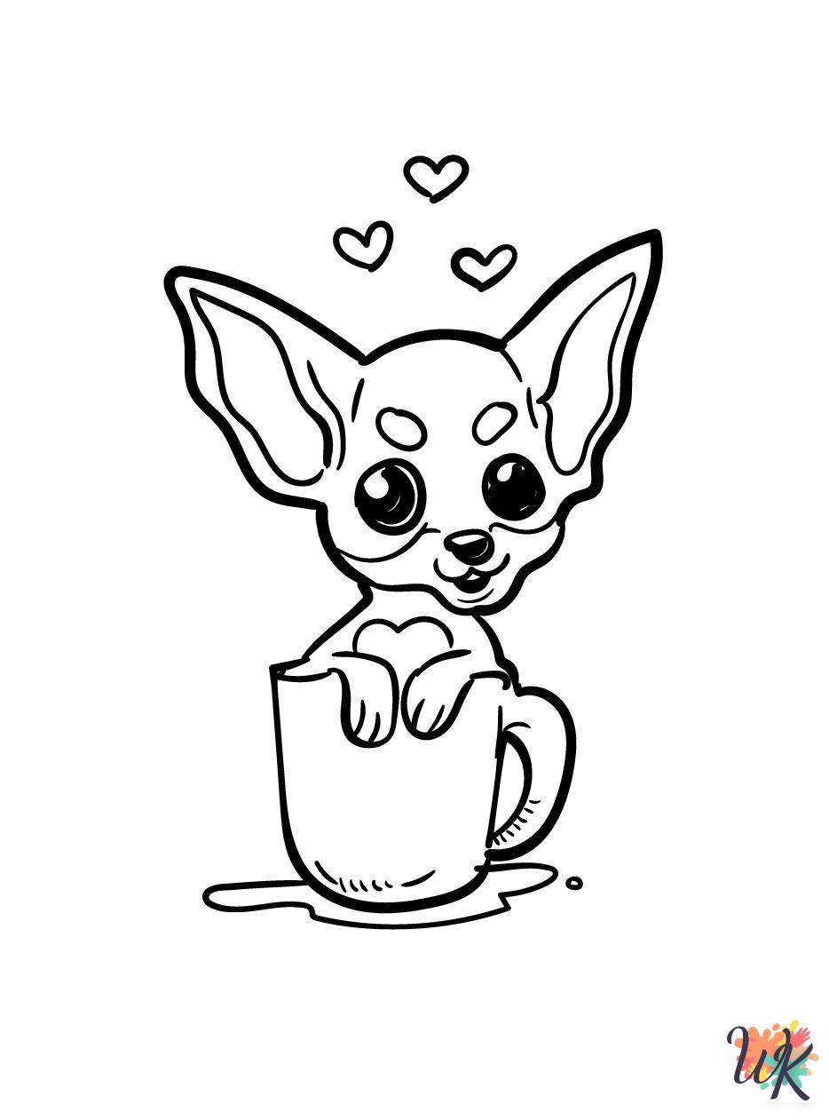 Chihuahua coloring pages free