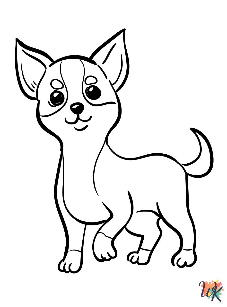 free Chihuahua coloring pages printable