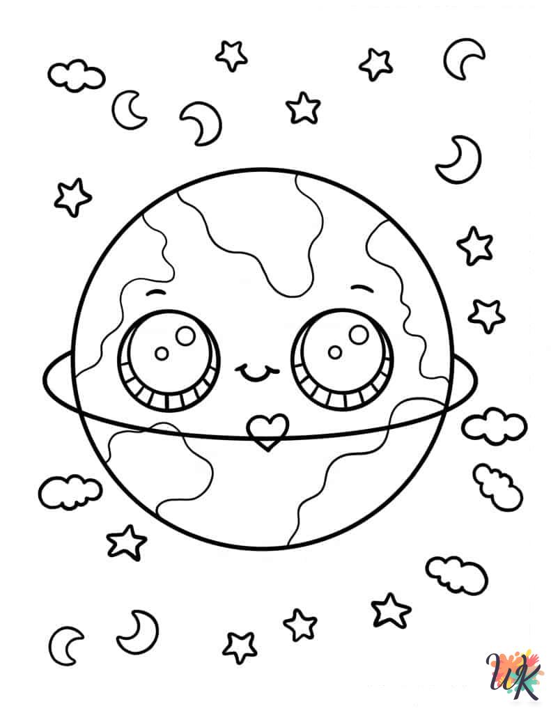 printable coloring pages Earth