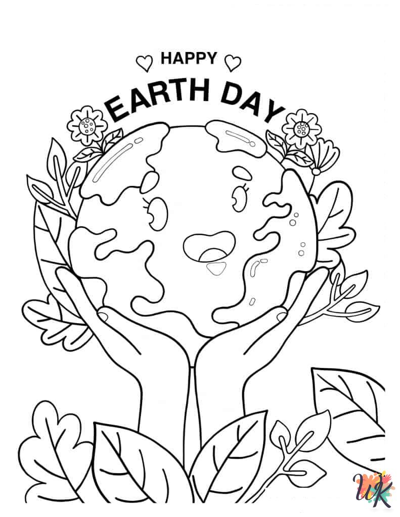 Earth coloring pages for adults