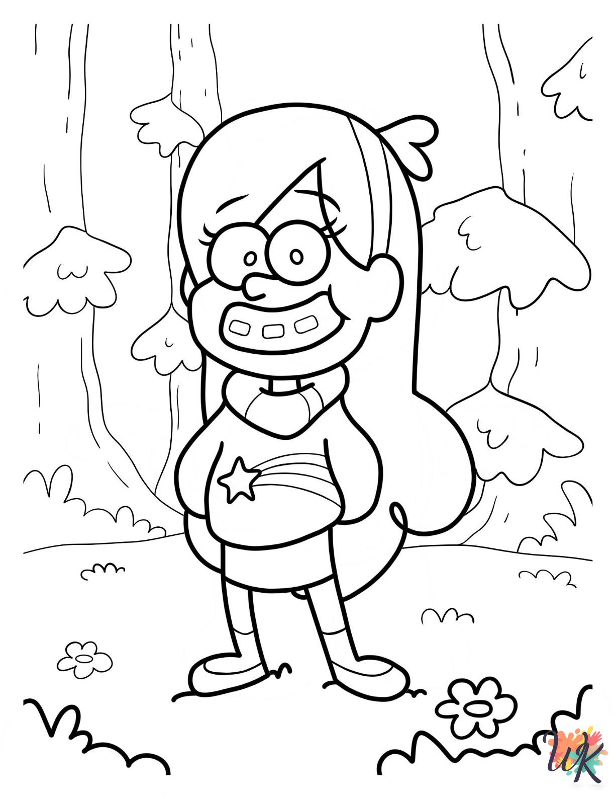 cute Gravity Falls coloring pages 1