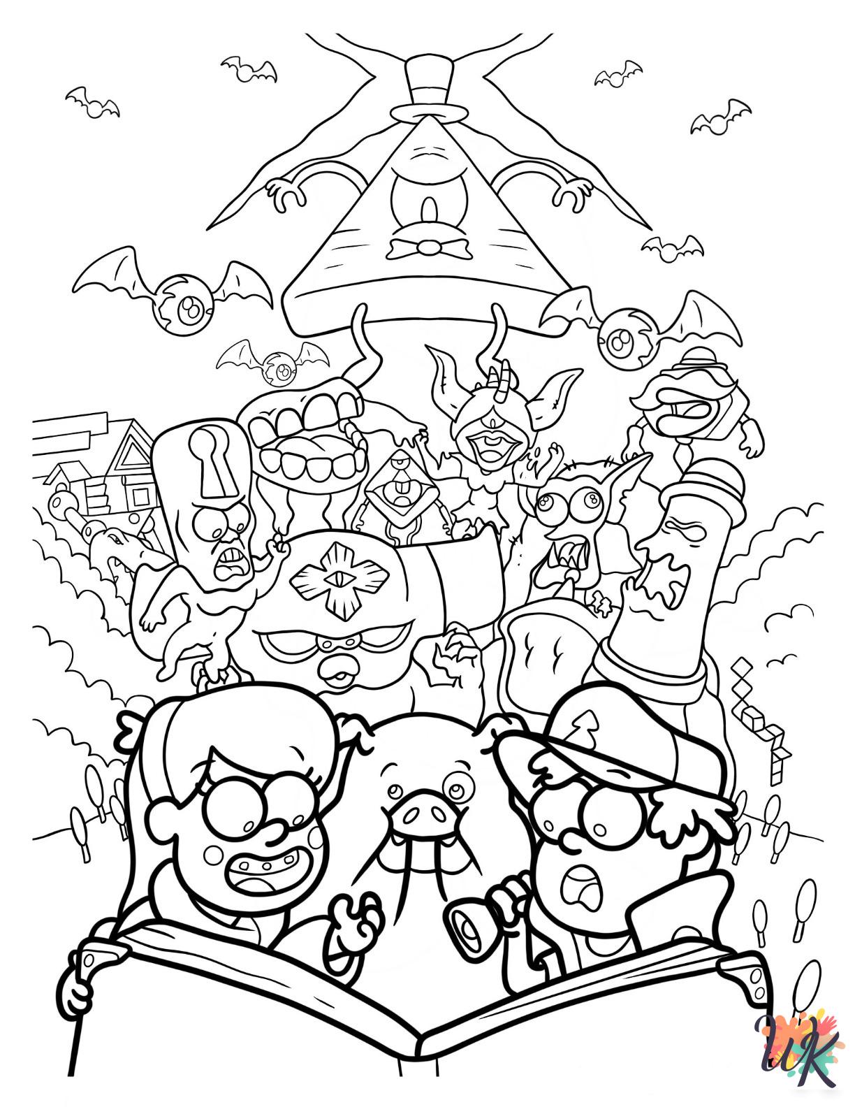 Gravity Falls Coloring Pages 5