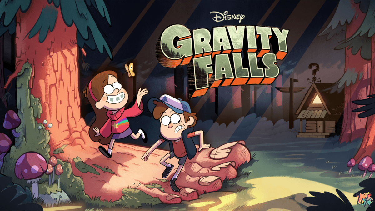 24 Gravity Falls Coloring Pages