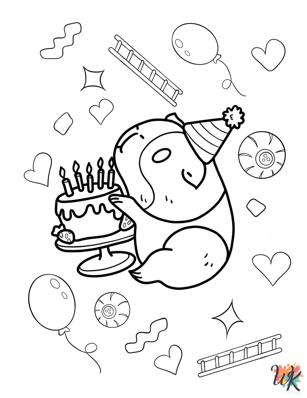 Guinea Pig free coloring pages