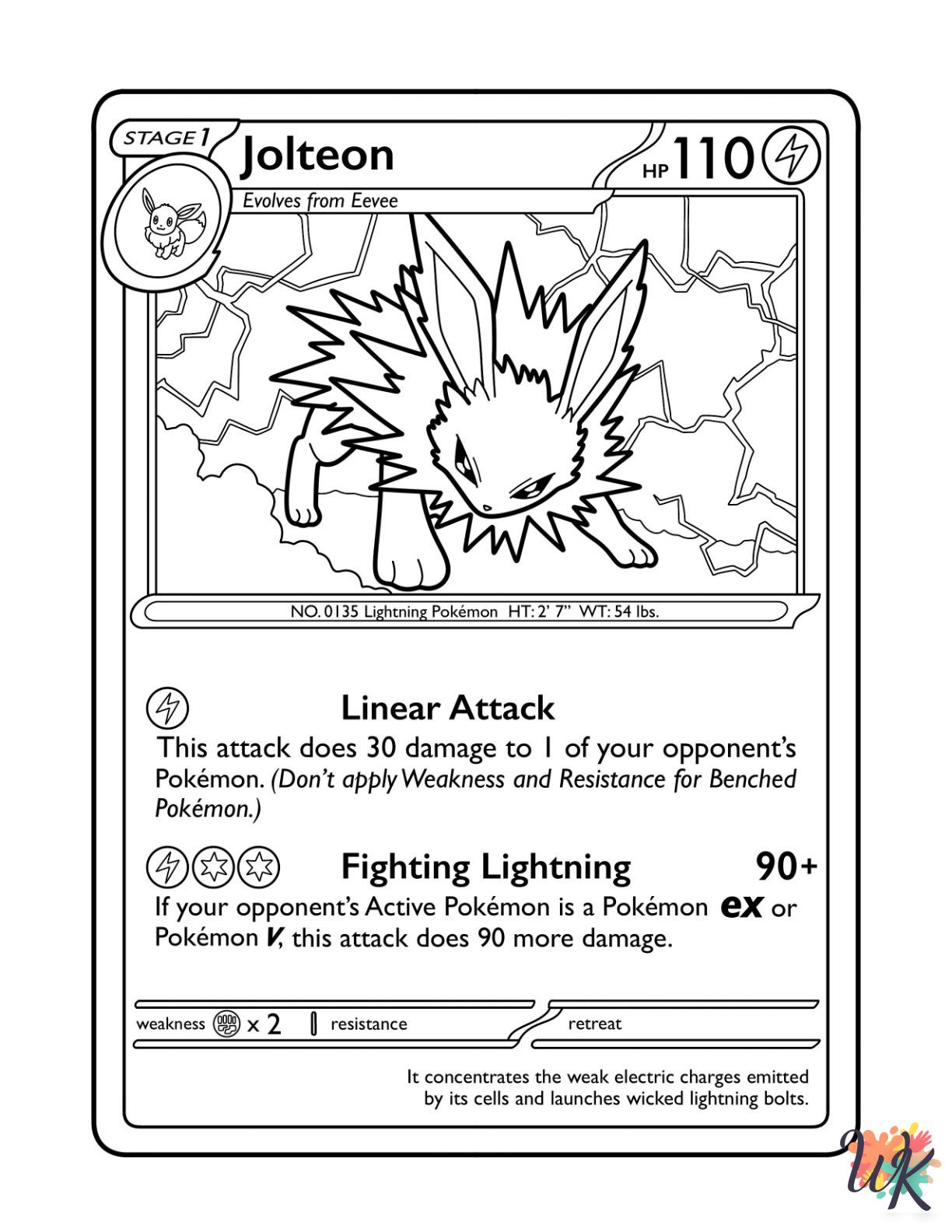 Jolteon coloring pages grinch