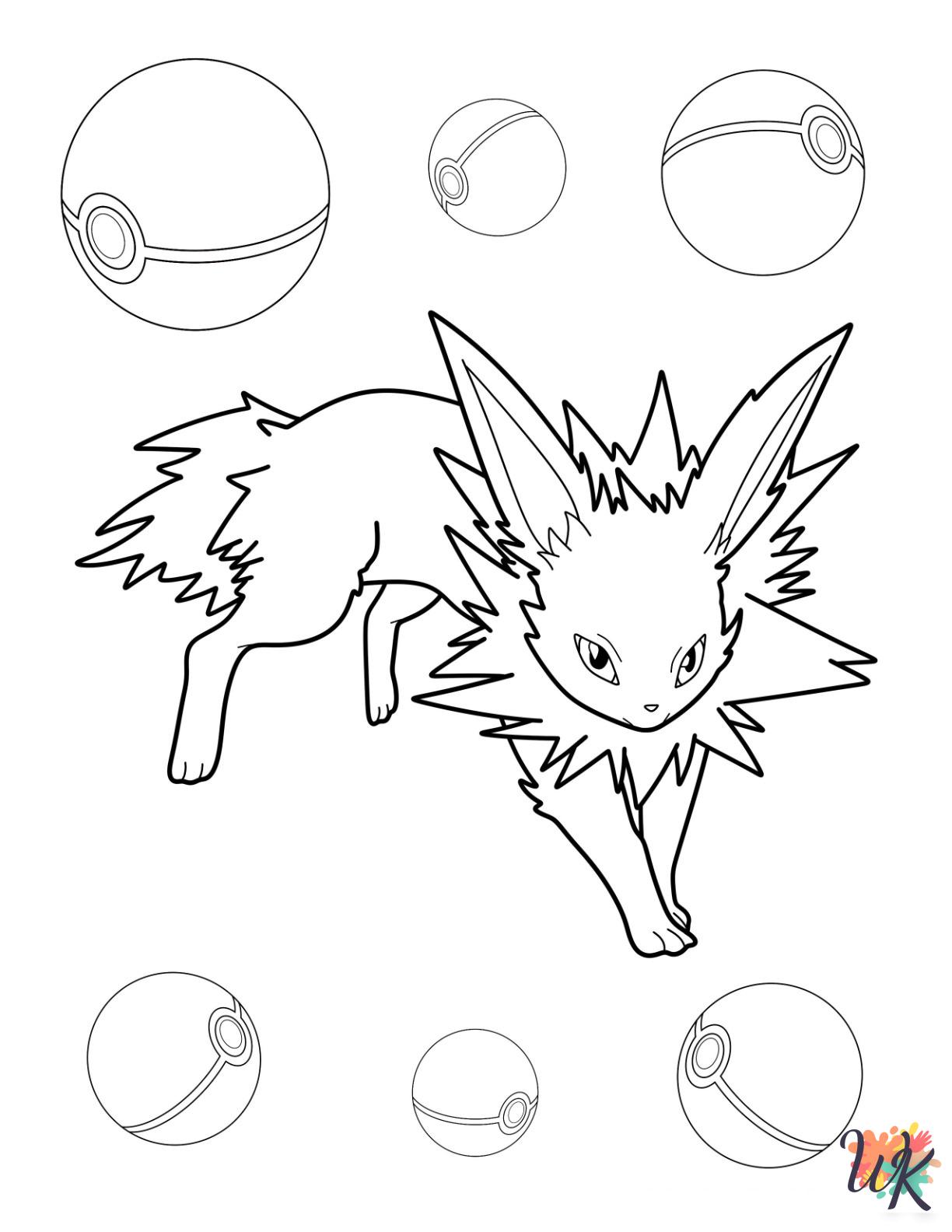 adult coloring pages Jolteon