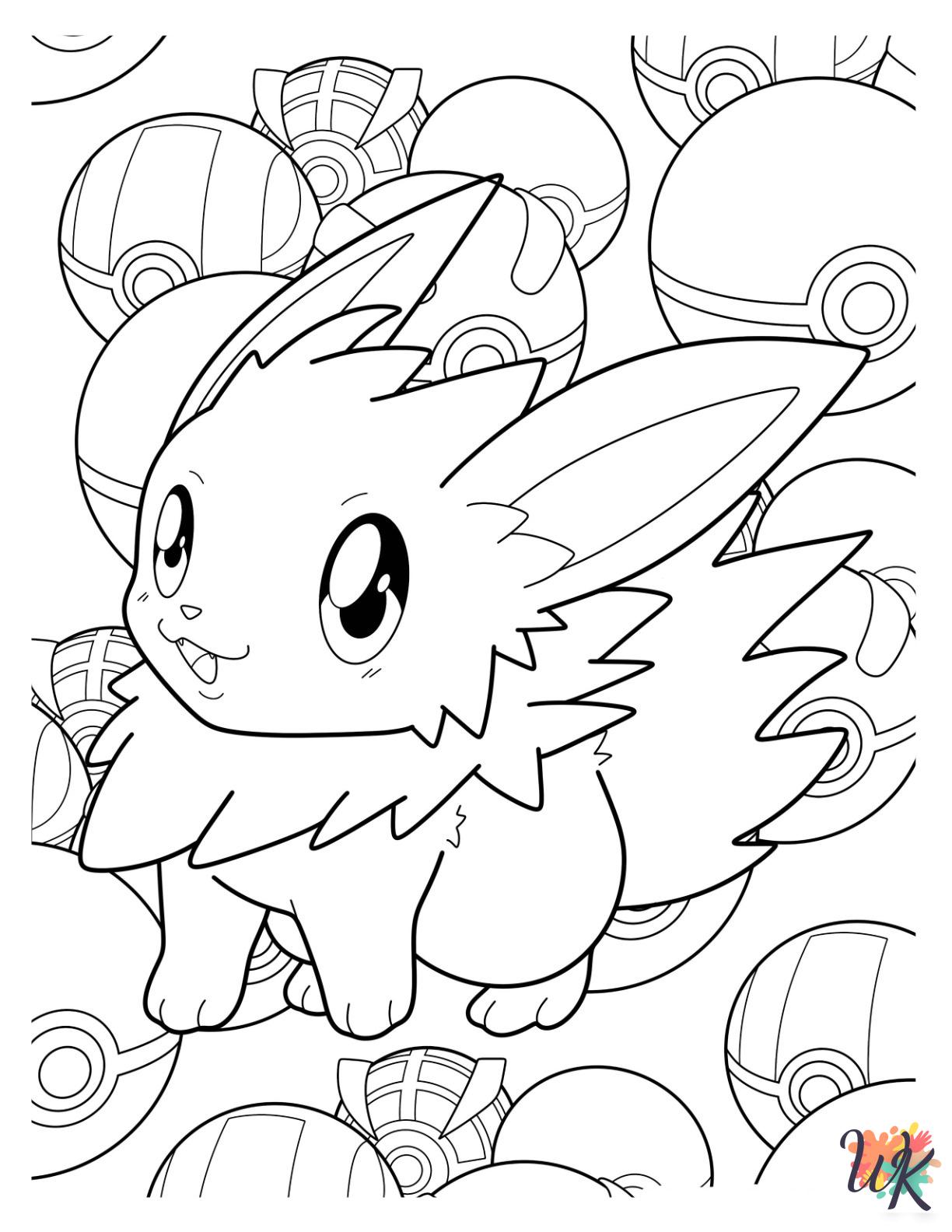 adult Jolteon coloring pages