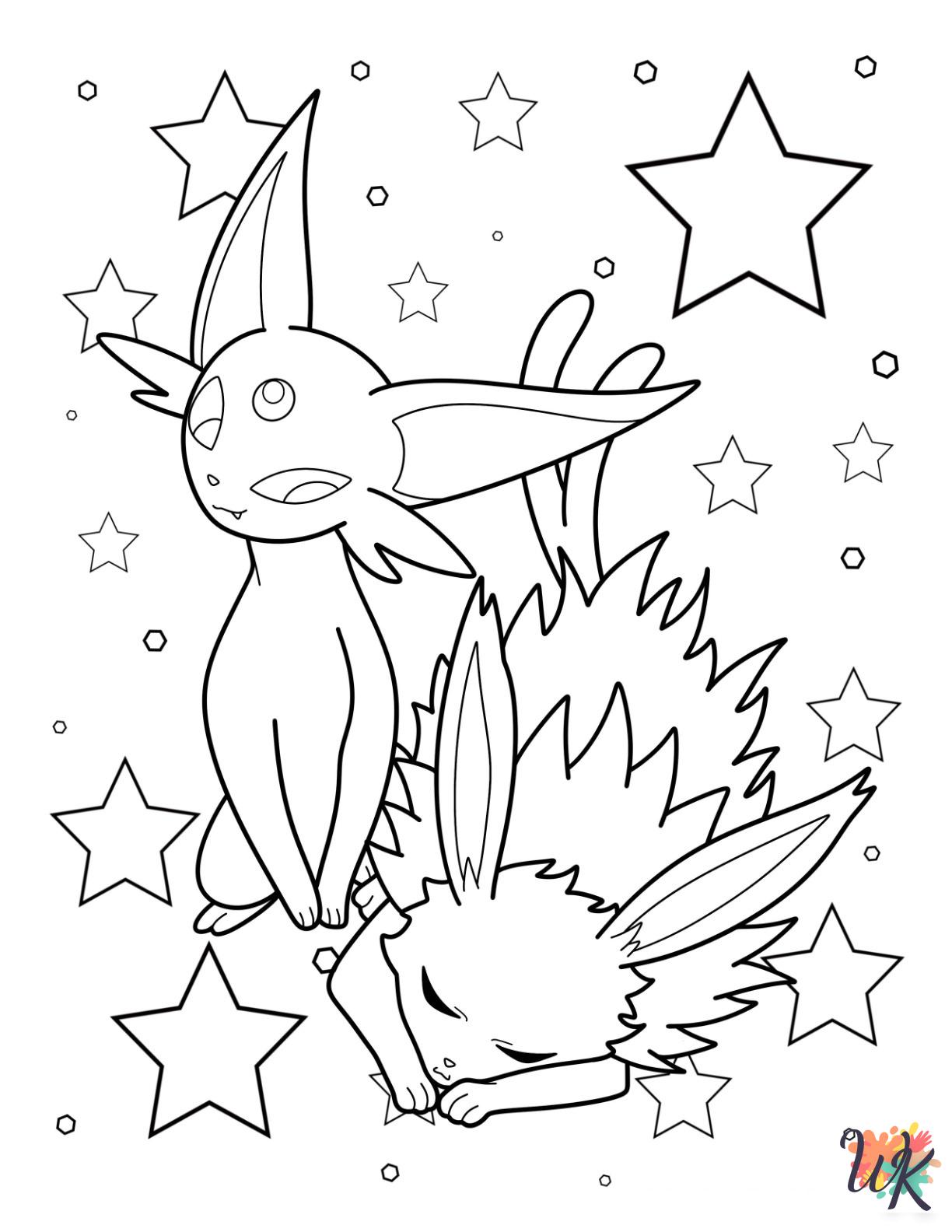 coloring pages printable Jolteon