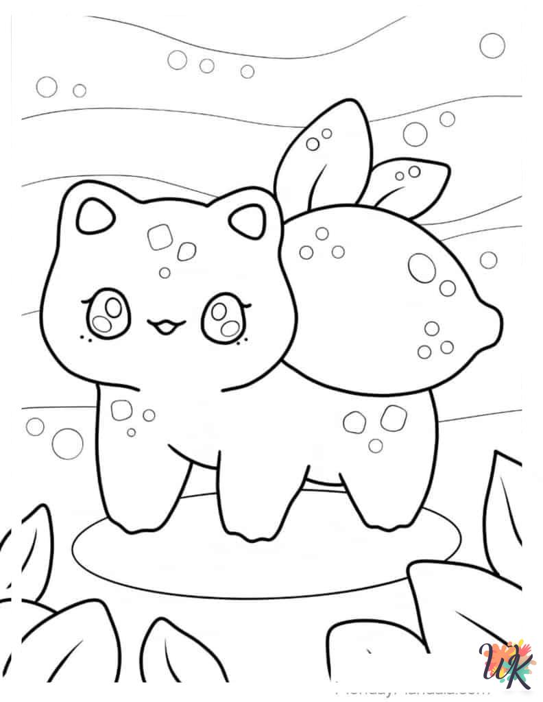 grinch cute Kawaii coloring pages