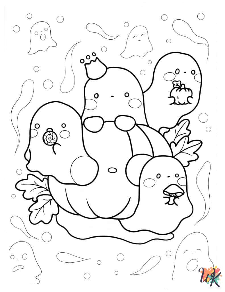 free Kawaii coloring pages for kids