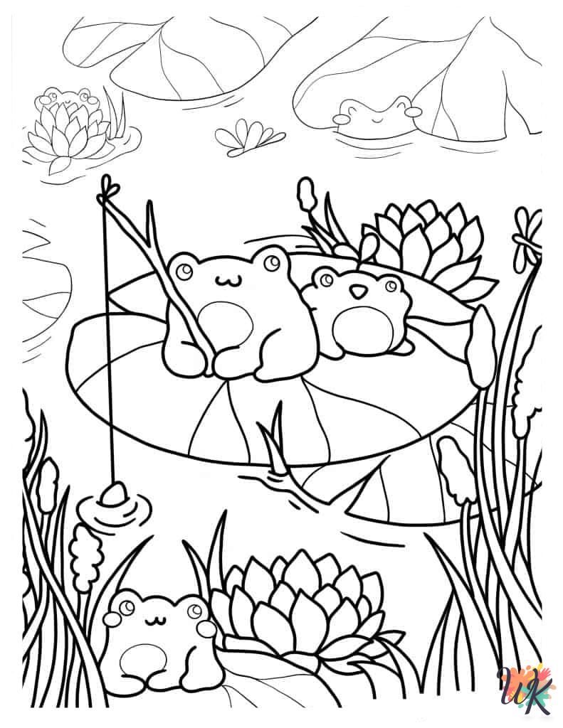 Kawaii coloring pages for kids
