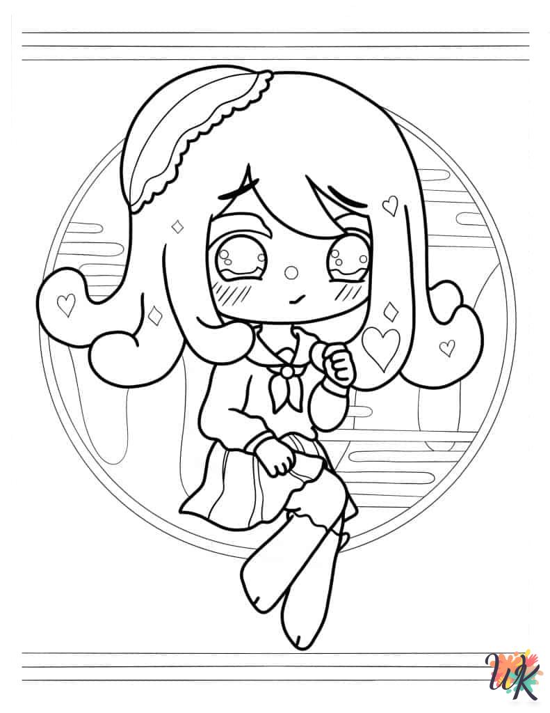 Kawaii coloring pages for adults 1