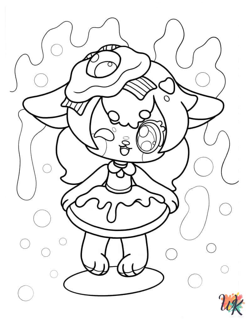 Kawaii ornament coloring pages