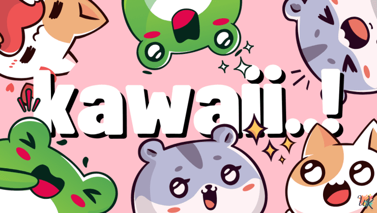 30 Kawaii Coloring Pages