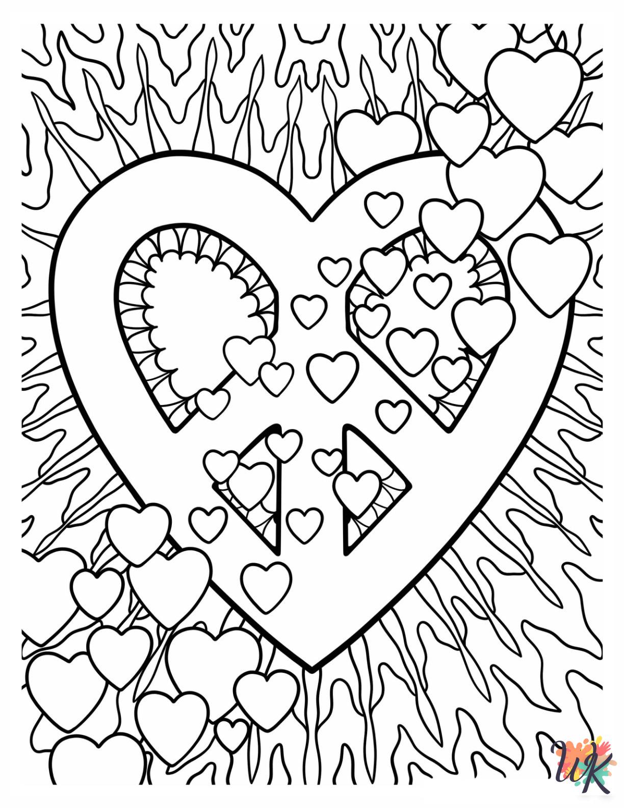 preschool Lisa Frank coloring pages