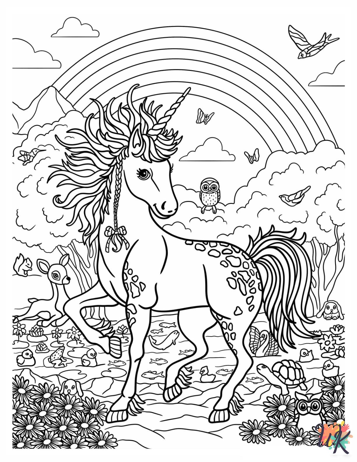 free printable Lisa Frank coloring pages