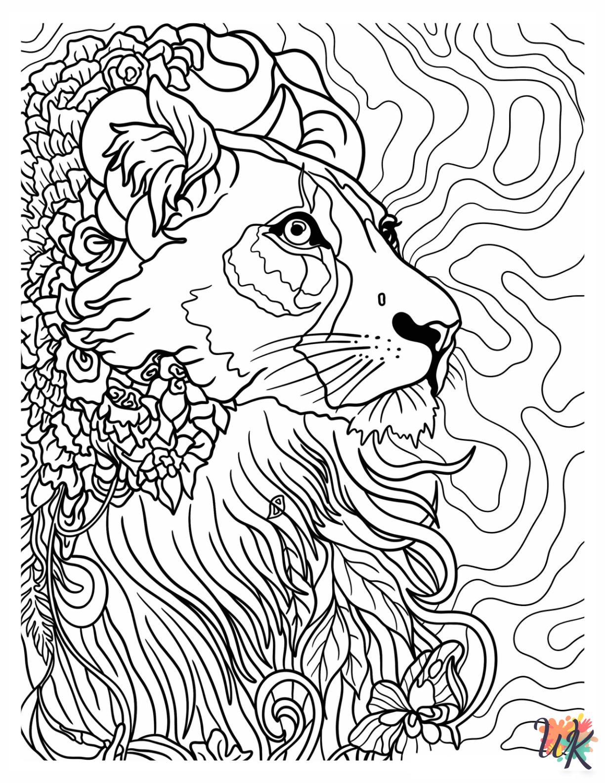 coloring pages printable Lisa Frank
