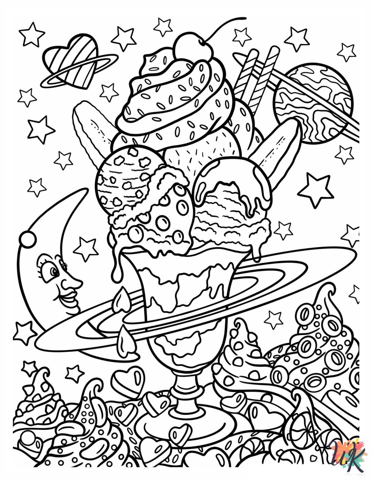 Lisa Frank coloring pages for adults easy