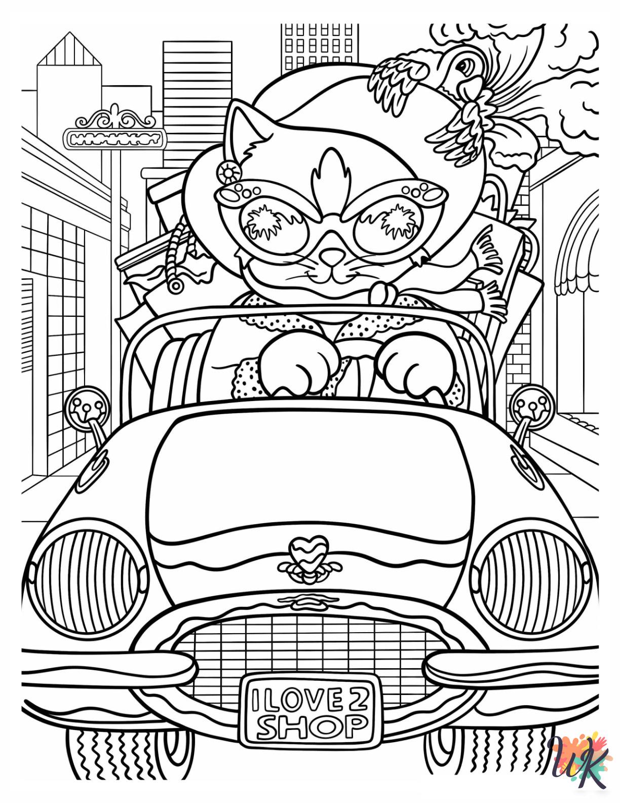 old-fashioned Lisa Frank coloring pages