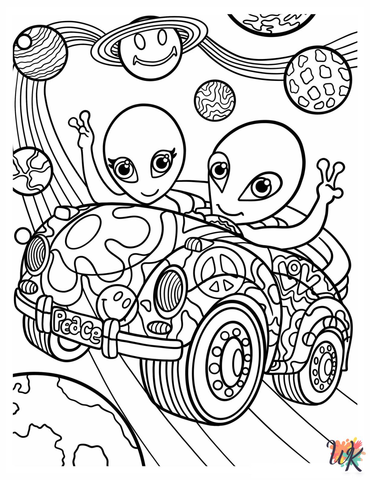 Lisa Frank coloring pages for adults easy 1