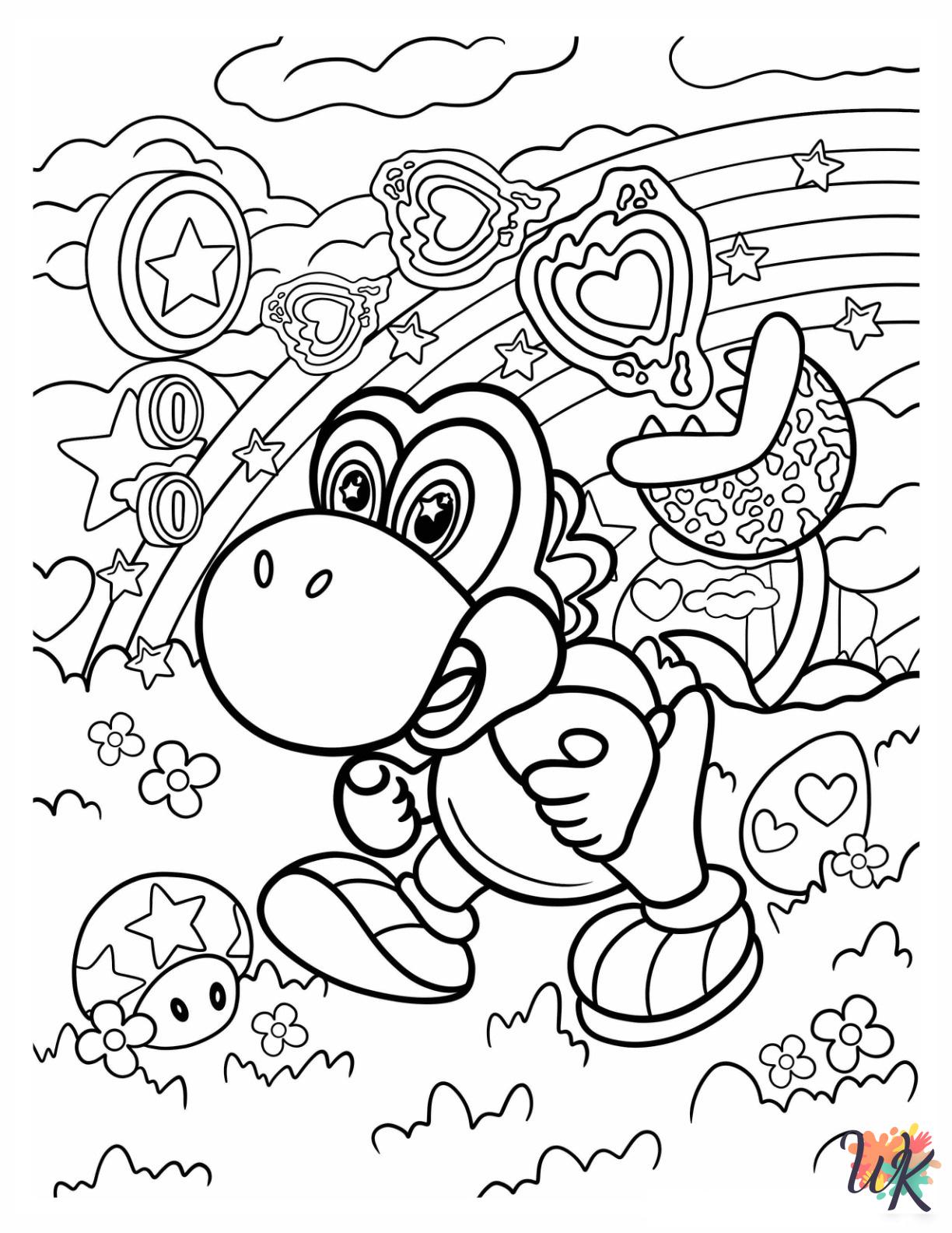 easy Lisa Frank coloring pages