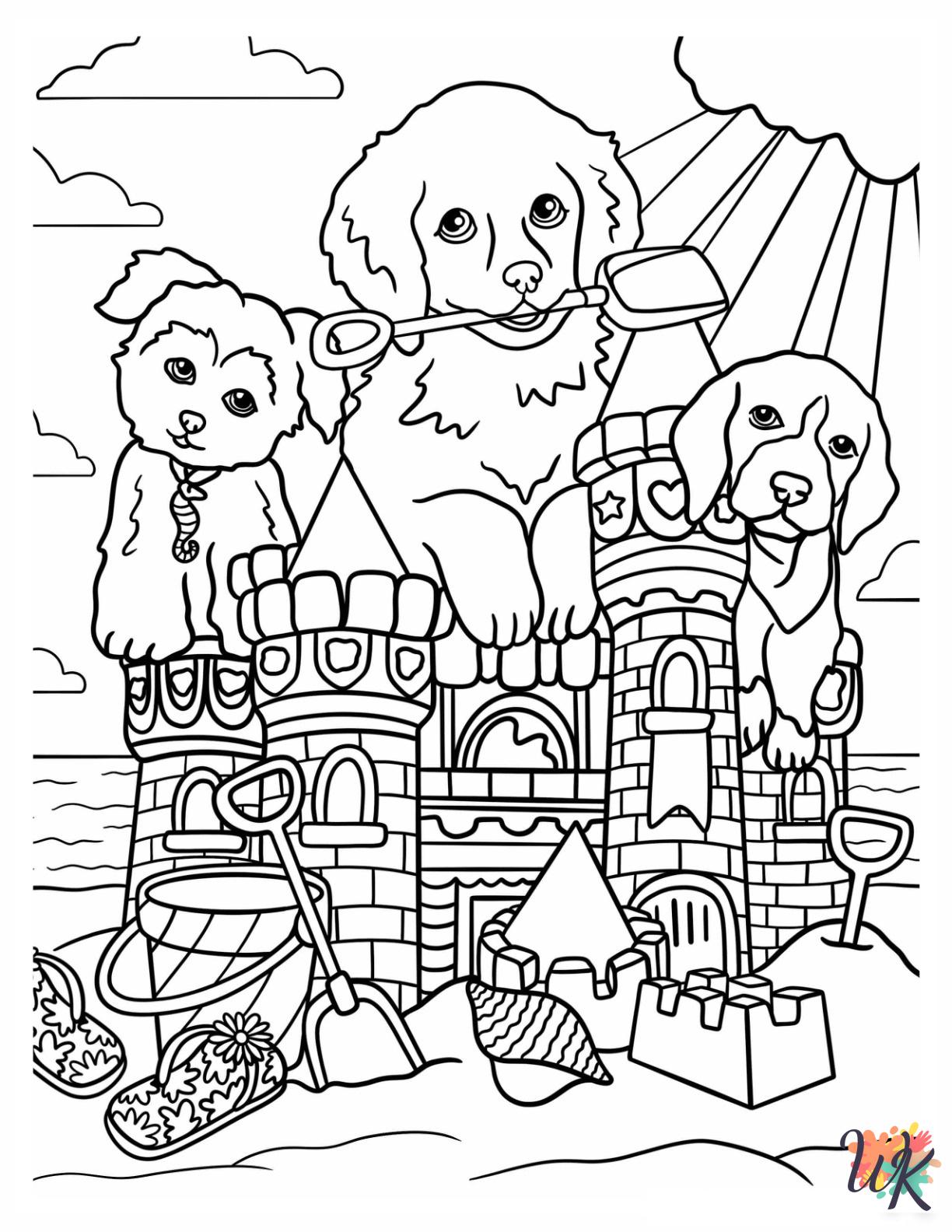 easy cute Lisa Frank coloring pages