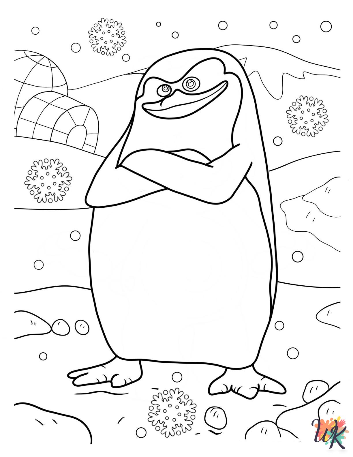 Madagascar coloring pages for kids