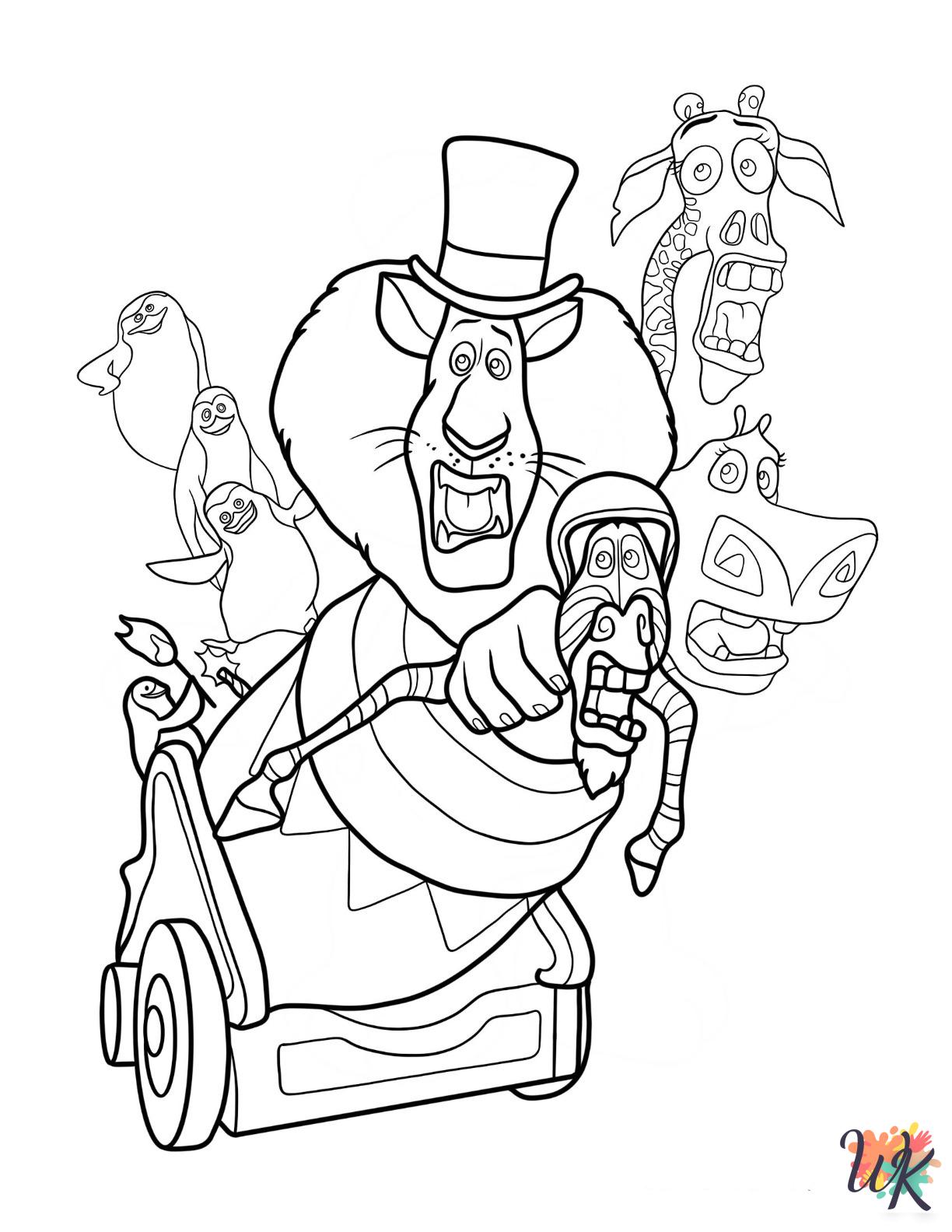 Madagascar Coloring Pages 3