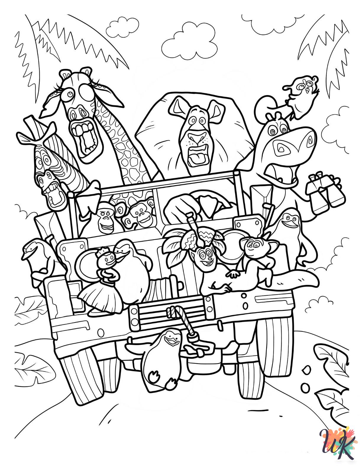 Madagascar Coloring Pages 5