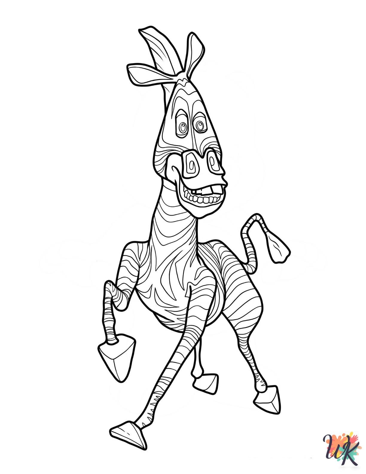 cute coloring pages Madagascar