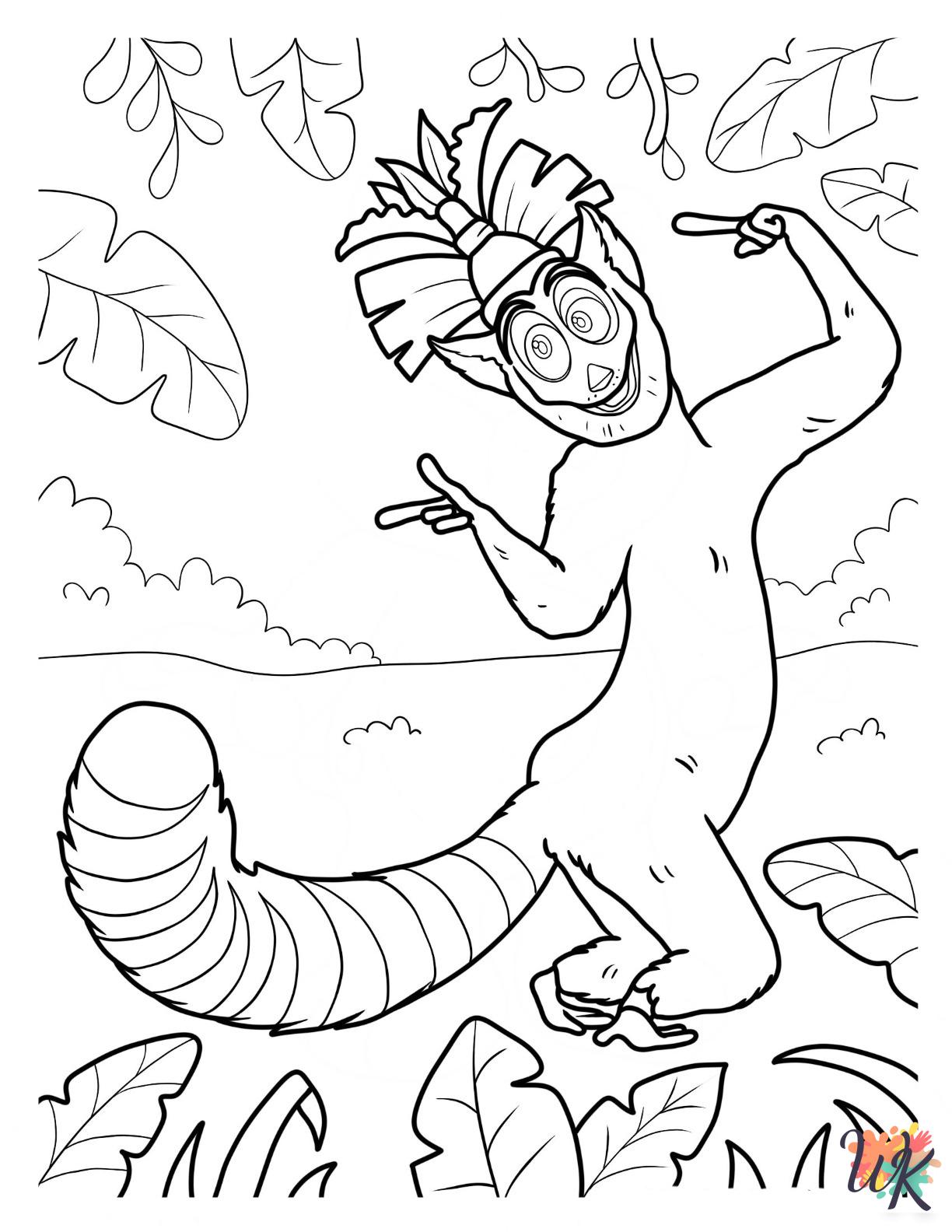 Madagascar Coloring Pages 9