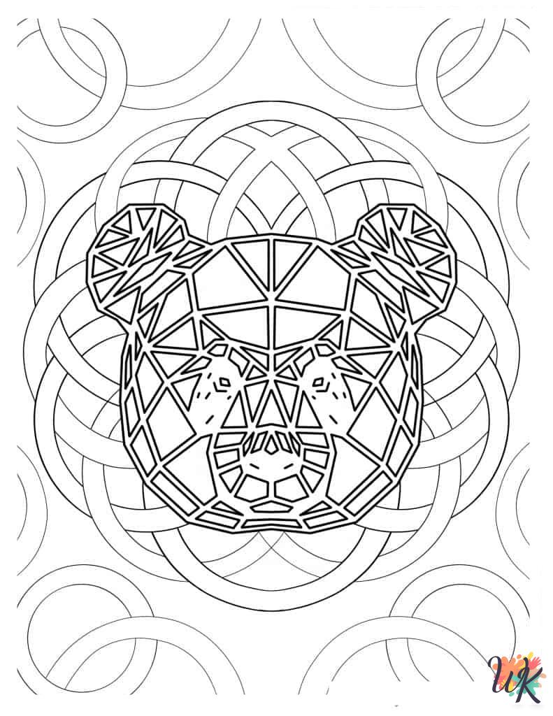 coloring pages Panda