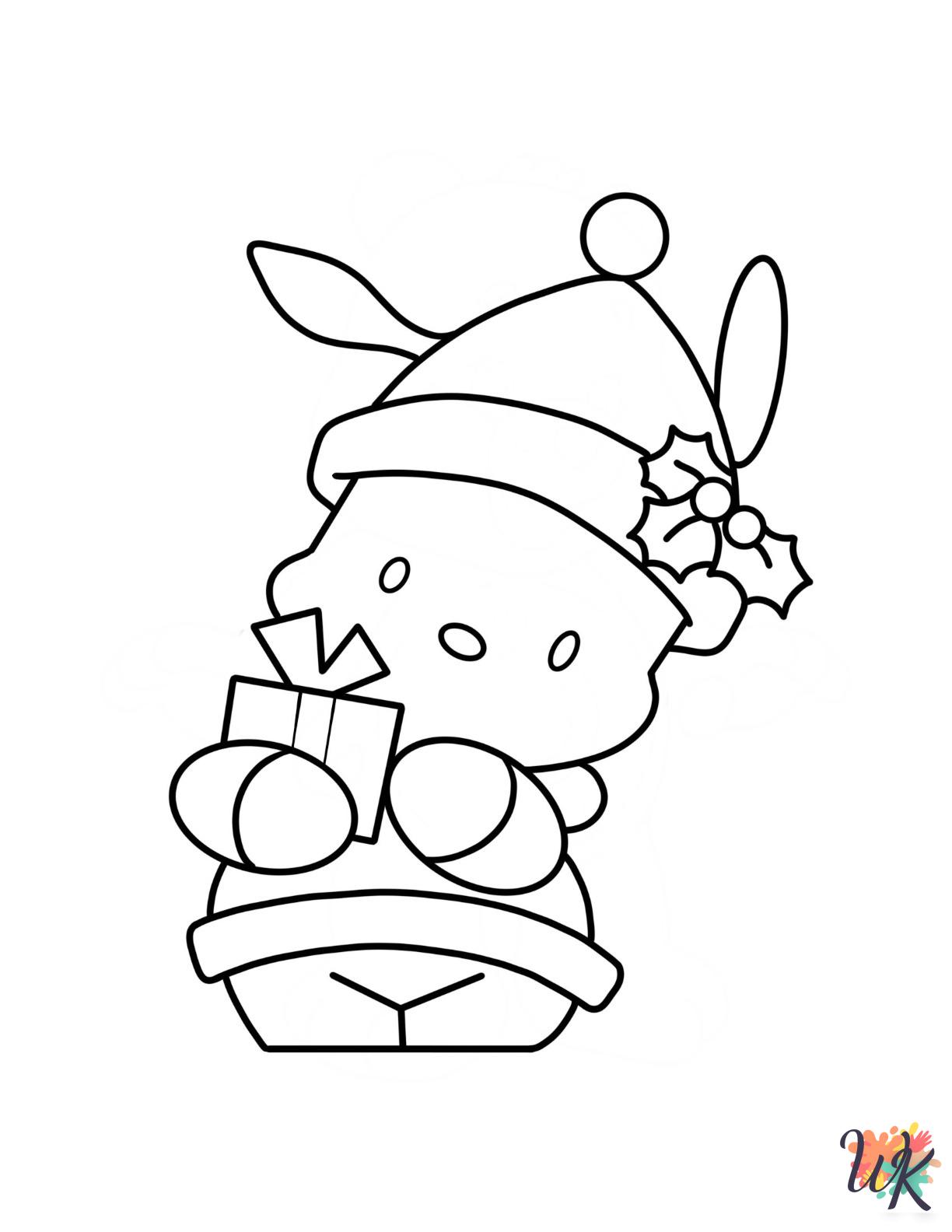 hard Pochacco coloring pages
