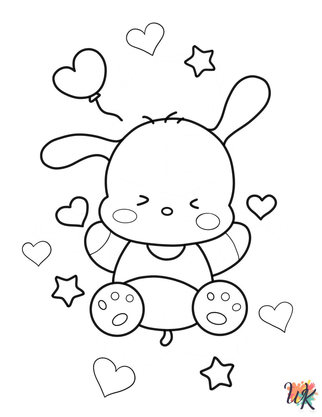 fun Pochacco coloring pages