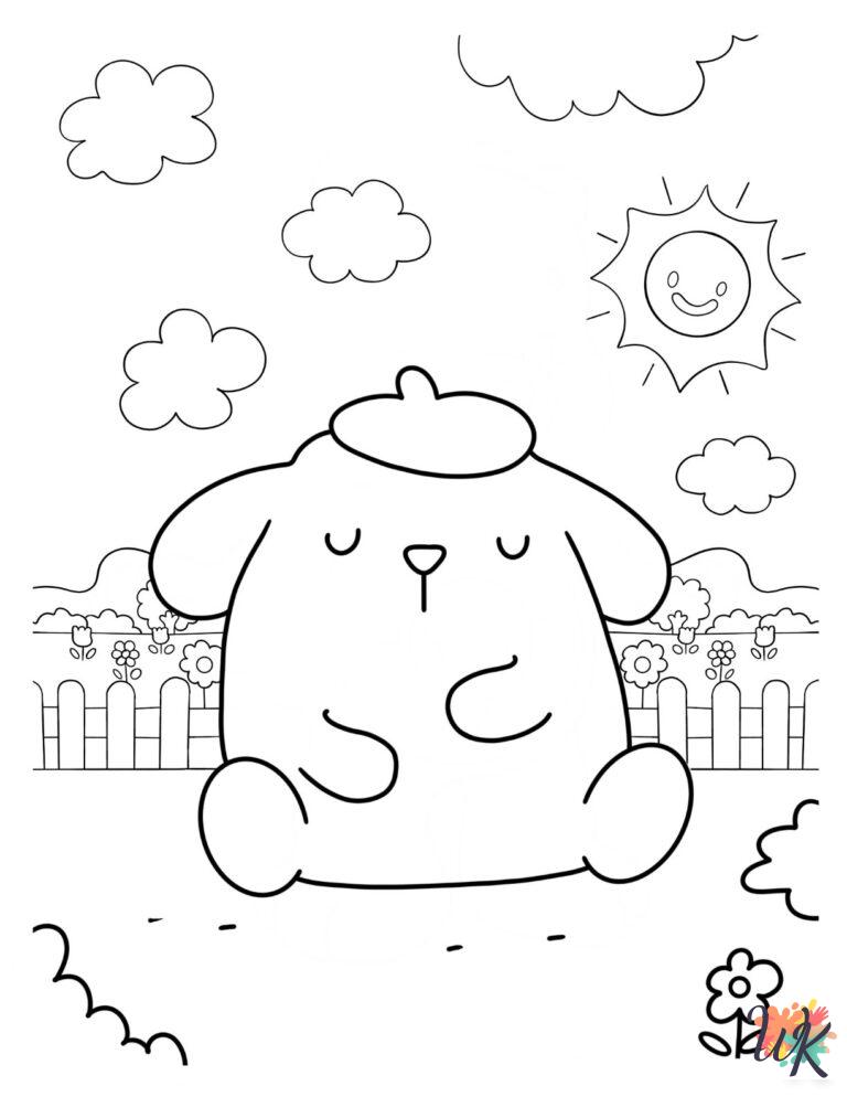 20 Pompompurin Coloring Pages For Kids - ColorinngPagesWK