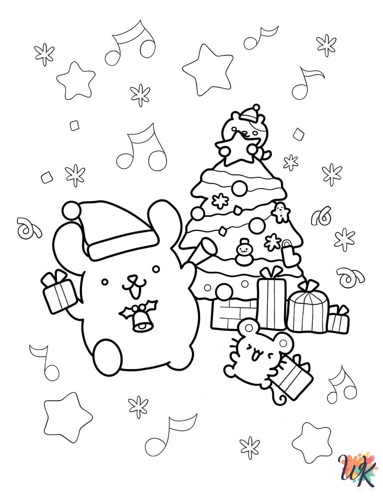 grinch Pompompurin coloring pages