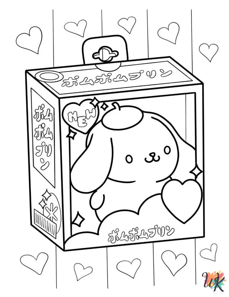 20 Pompompurin Coloring Pages For Kids - ColorinngPagesWK