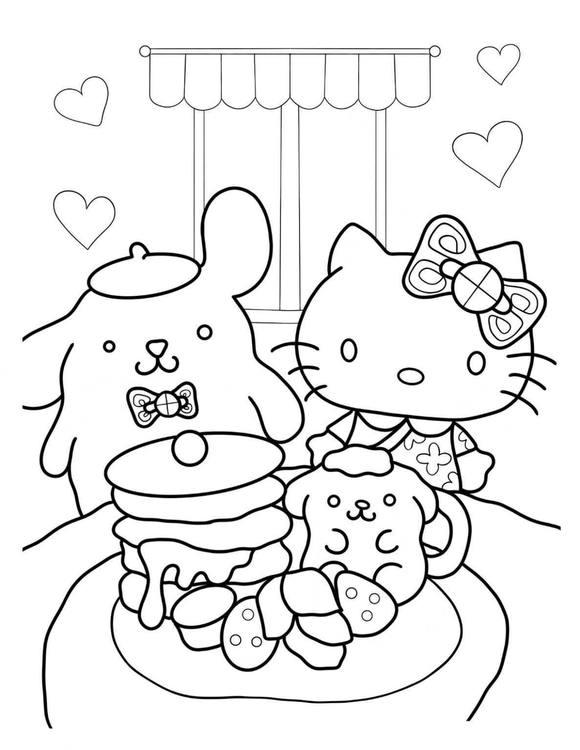 20 Pompompurin Coloring Pages For Kids - ColorinngPagesWK