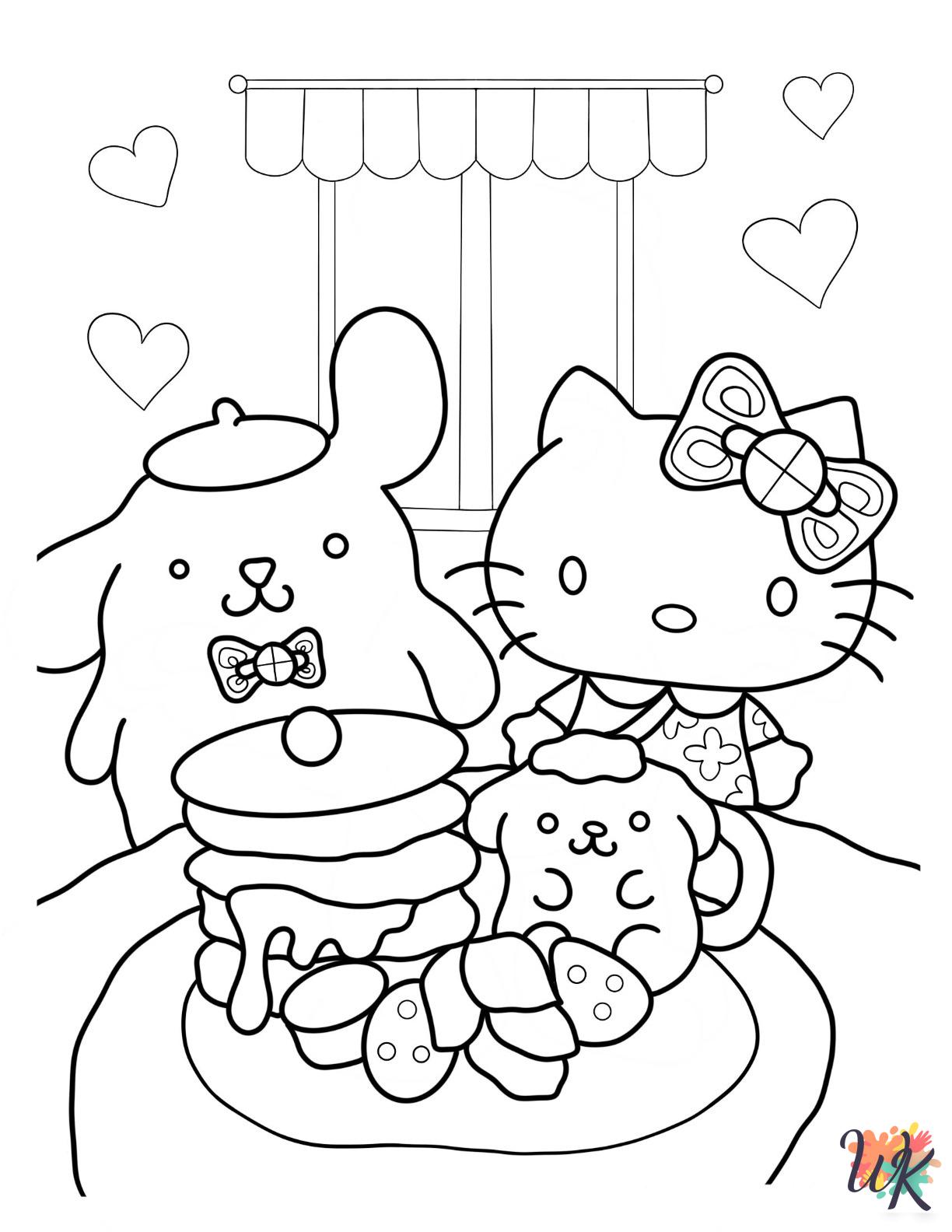 Pompompurin coloring pages