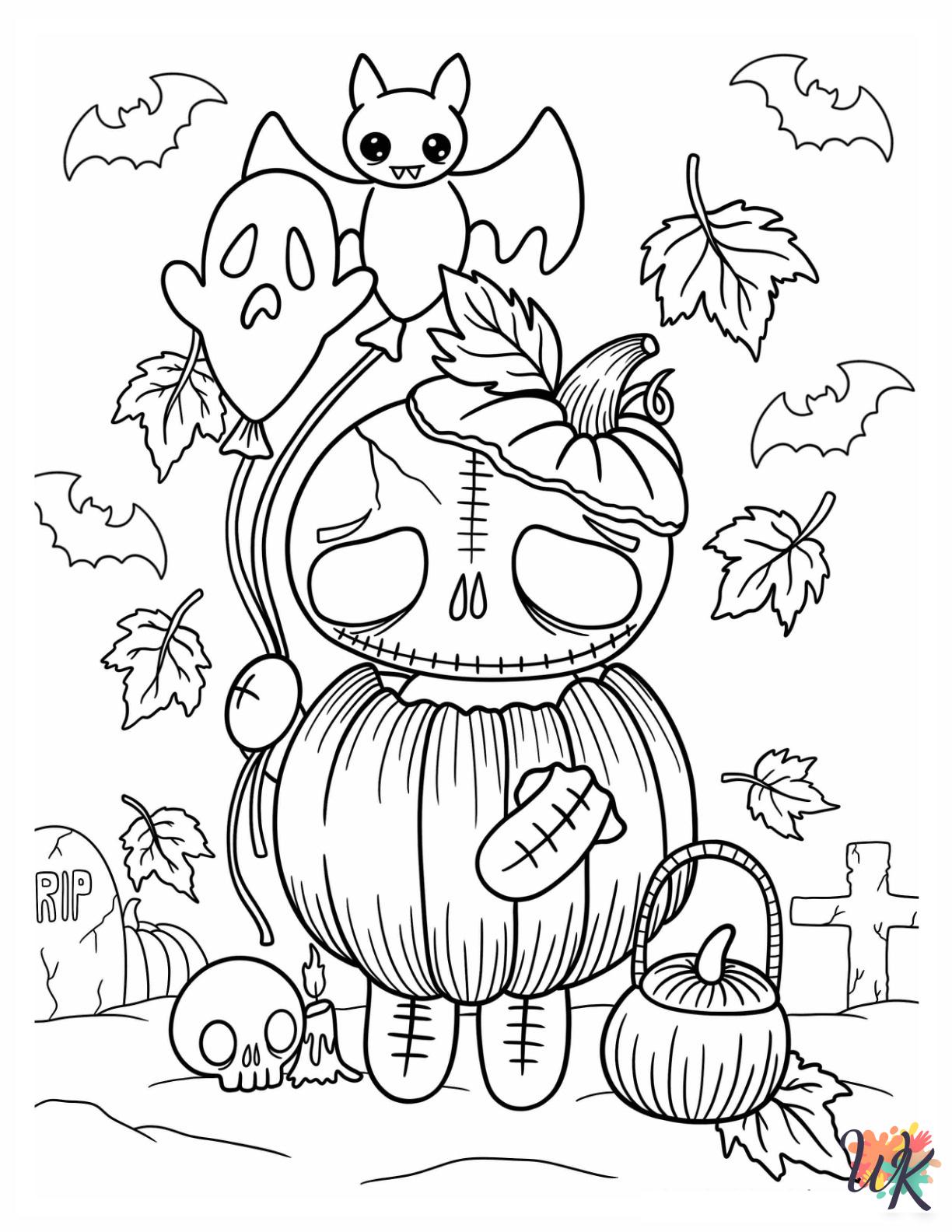 Skeleton Coloring Pages 17